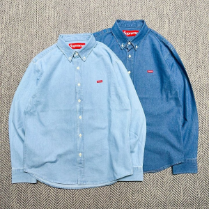 SUPREME 슈프림 패치 데님 셔츠