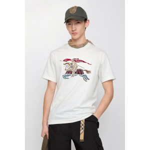 BURBERRY 버버리 EKD 그래픽 올자수 로고 숏 슬리브 티셔츠