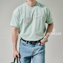 MONCLER 몽클레어 레터링 오버핏 반팔티 2COLOR