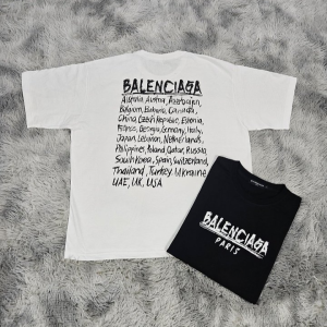 BALENCIAGA 발렌시아가 글로벌 라운드 오버핏 반팔