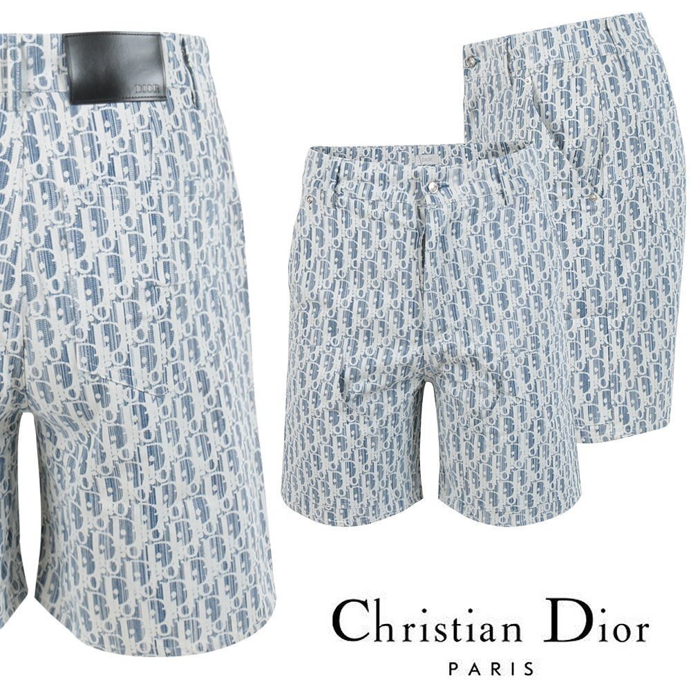 DIOR 디올 오블리크 하프팬츠