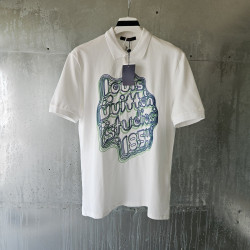 LOUIS VUITTON 루이비통 자수 로고 pk셔츠