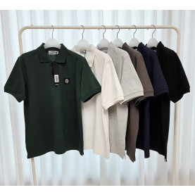 STONE ISLAND 스톤아일랜드 패치 레귤러핏 반소매 폴로 티