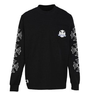 CHROME HEARTS 크롬하츠 포켓 홀슈스 롱슬리브 티셔츠
