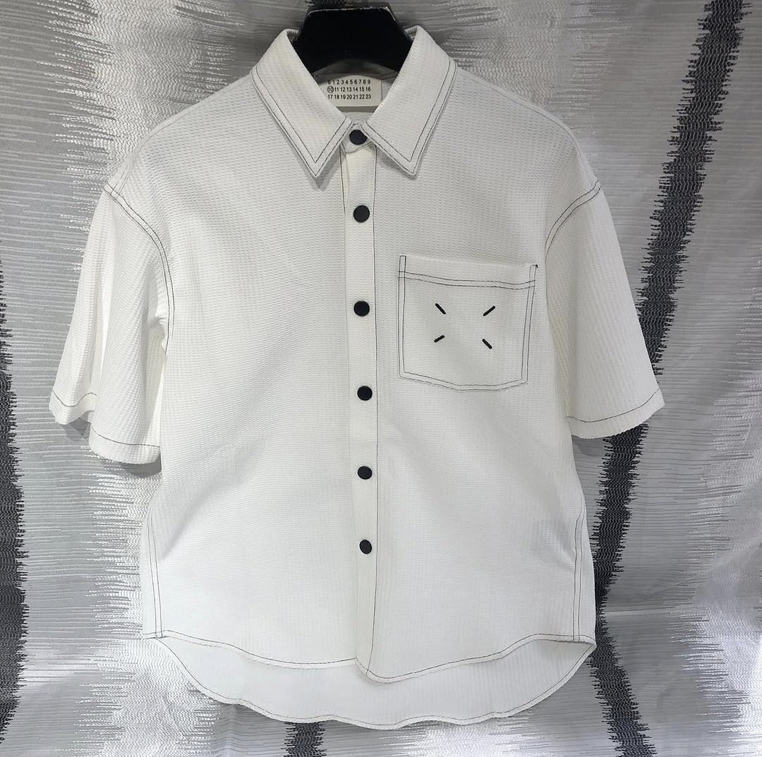MAISON MARGIELA 메종마르지엘라 백로고 스티치 셔츠
