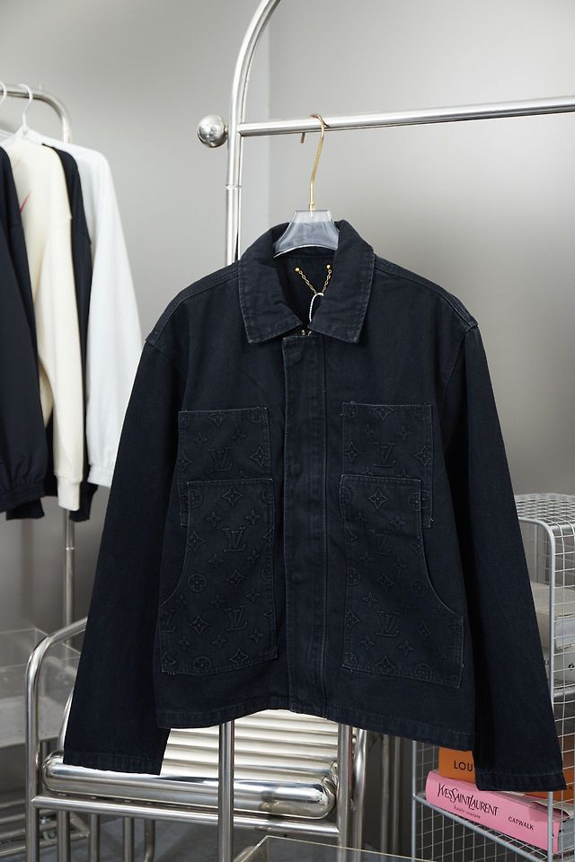 LOUIS VUITTON 루이비통 64258 모노그램 워크웨어 데님 자켓
