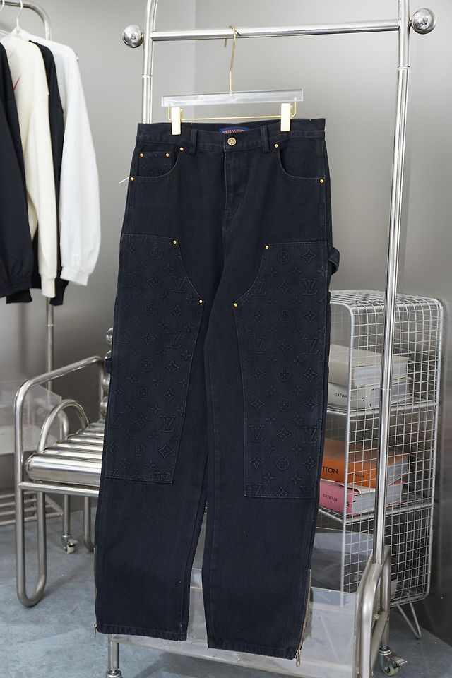 LOUIS VUITTON 루이비통 64258 모노그램 워크웨어 데님 팬츠 2COLOR