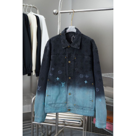 LOUIS VUITTON 루이비통 64260 모노그램 그라디언트 데님 자켓