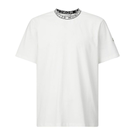 MONCLER 몽클레어 64324 넥 로고 코튼 반팔 2COLOR