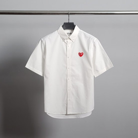 COMME DES GARCONS 꼼데가르송 레드와펜 클래식 반팔 셔츠