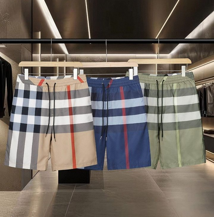 BURBERRY 버버리 64234 카세트 체크 스윔 쇼츠 3COLOR