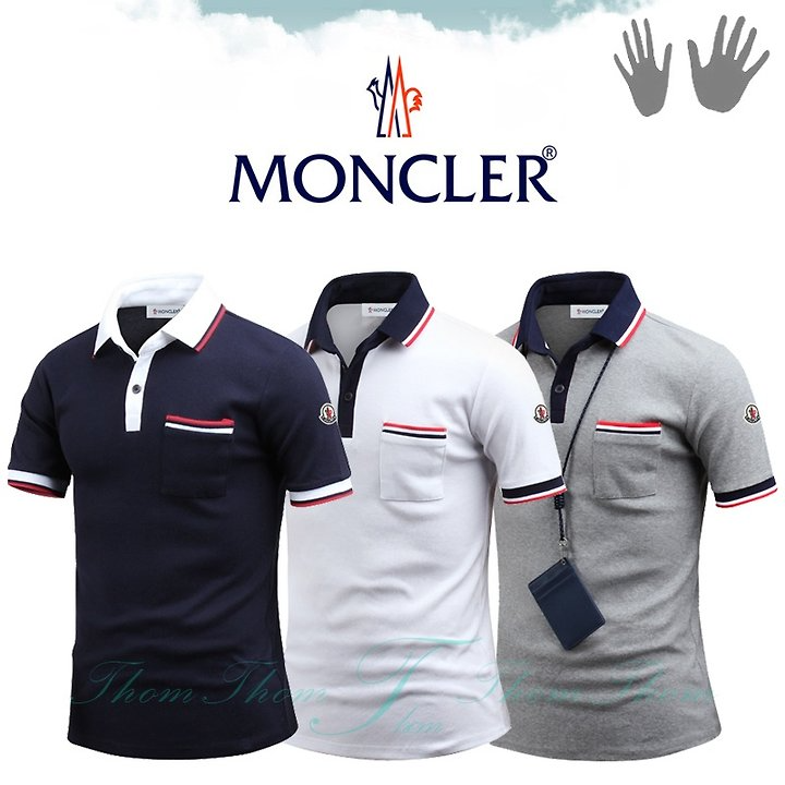 MONCLER 몽클레어 솔리드 카라티