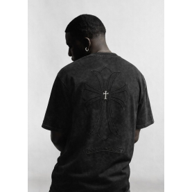 CHROME HEARTS 크롬하츠 피그먼트 빈티지 숏 슬리브 티셔츠