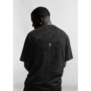 CHROME HEARTS 크롬하츠 피그먼트 빈티지 숏 슬리브 티셔츠