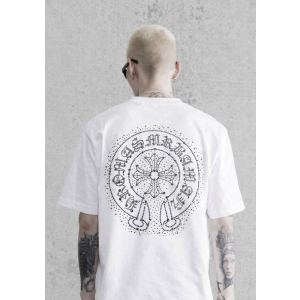 CHROME HEARTS 크롬하츠 큐빅디테일 숏 슬리브 티셔츠 2COLOR