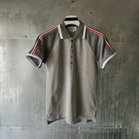 THOM BROWNE 톰브라운 어깨삼선 폴로셔츠