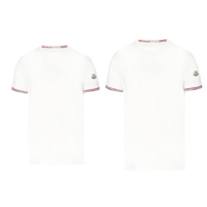 MONCLER 몽클레어 클래식 사이드 암밴딩 커플 반팔티