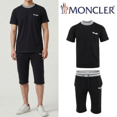 MONCLER 몽클레어 실버 레터링 7부 셋업