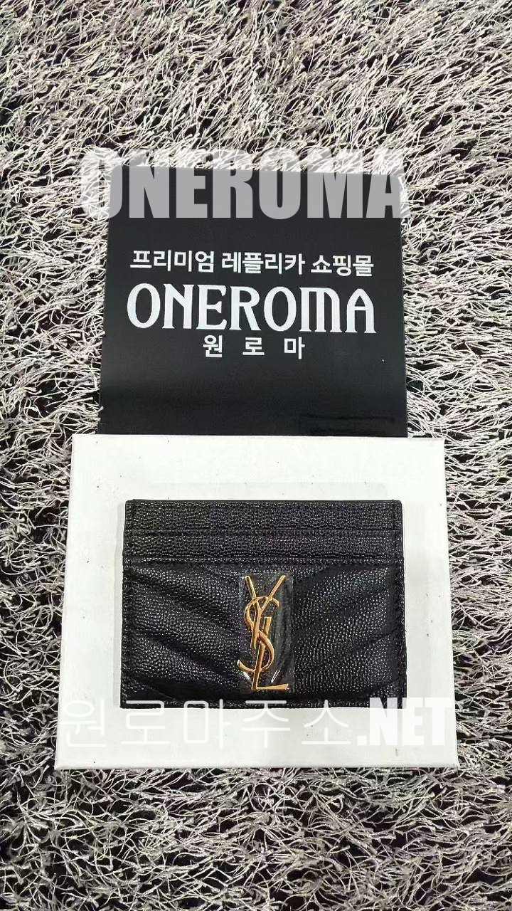 서*찬 고객님 생로랑 카산드라 마틀라세 카드지갑 캐비어