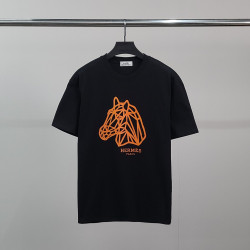 HERMES 에르메스 홀스헤드 코튼 반팔티