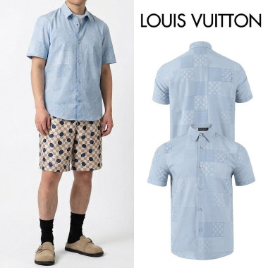 LOUIS VUITTON 루이비통 다미 모노그램 반팔 셔츠