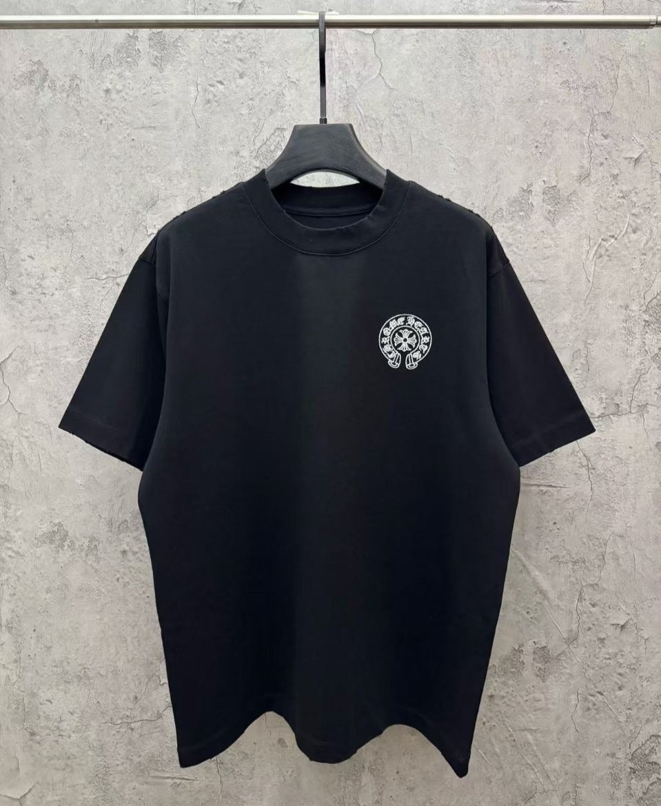 CHROME HEARTS 크롬하츠 말발굽 자수 반팔티 2COLOR