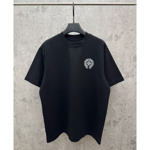 ●월간 판매 13위● CHROME HEARTS 크롬하츠 말발굽 자수 반팔티 2COLOR
