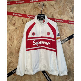 SUPREME 슈프림 X DUCATI M 607163 트랙 자켓+팬츠 세트