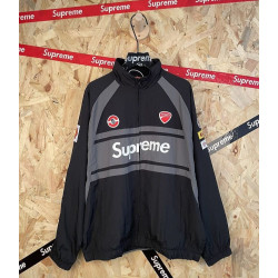 SUPREME 슈프림 X DUCATI M 607163 트랙 자켓+팬츠 세트