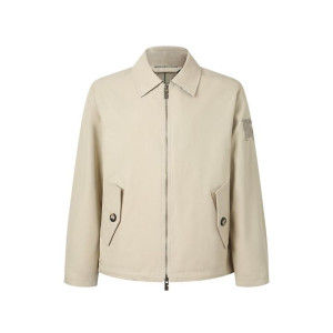 BURBERRY 버버리 607096 EKD 자수 코튼 블렌드 헤링턴 자켓