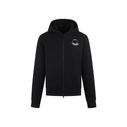 MONCLER 몽클레어 60263 로고 패치 코튼 후드 집업