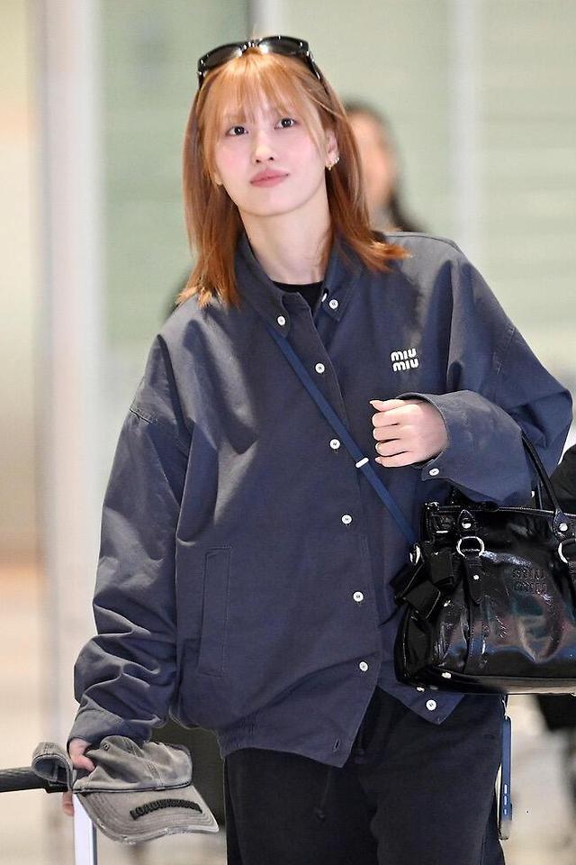 MIUMIU 미우미우 60197 포플린 블루종 자켓
