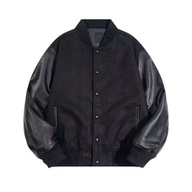 GIVENCHY 지방시 60147 4G 울 레더 바시티 자켓