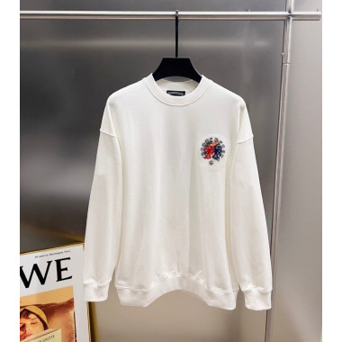 CHROME HEARTS 크롬하츠 크로스 패치 자수맨투맨 2COLOR