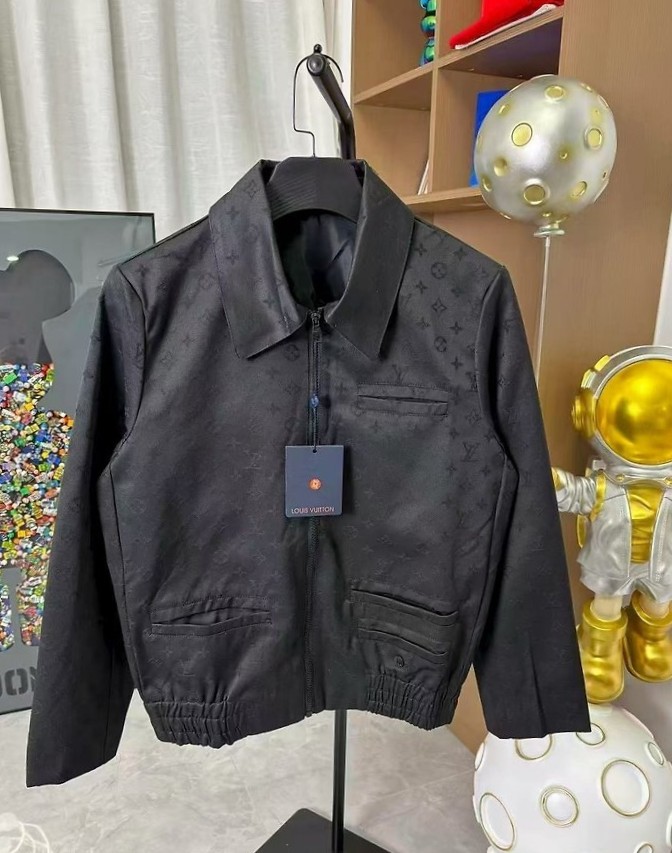 LOUIS VUITTON 루이비통 모노그램 블루종 자켓