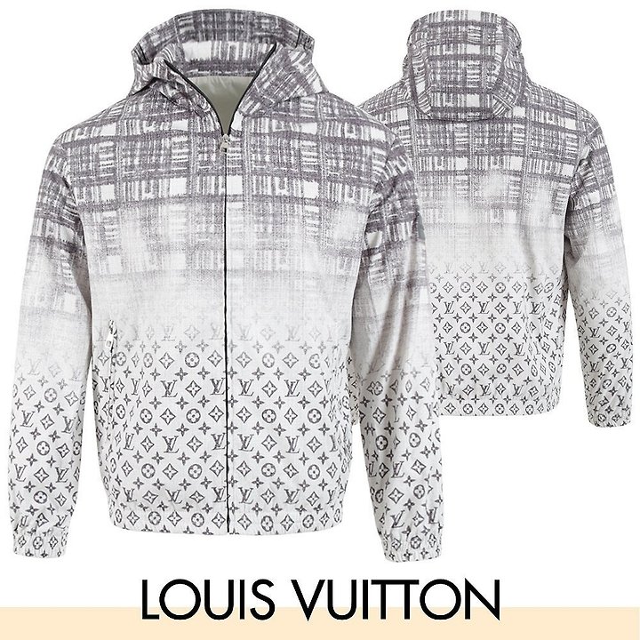 LOUIS VUITTON 루이비통 투톤 그라데이션 윈드 자켓