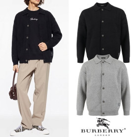 BURBERRY 버버리 프로썸 언더 기마자수 램스울 가디건