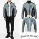 CHROME HEARTS 크롬하츠 홀스슈 레이어드 바이커 자켓