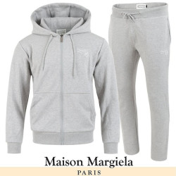 MAISON MARGIELA 메종마르지엘라 넘버 520 프린트 후드집업 셋업