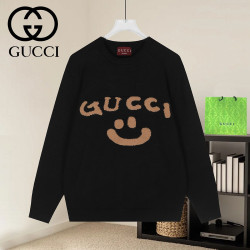 GUCCI 구찌 60074 스마일 로고 니트