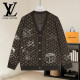 LOUIS VUITTON 루이비통 60077 모노그램 자카드 스케치 니트 가디건
