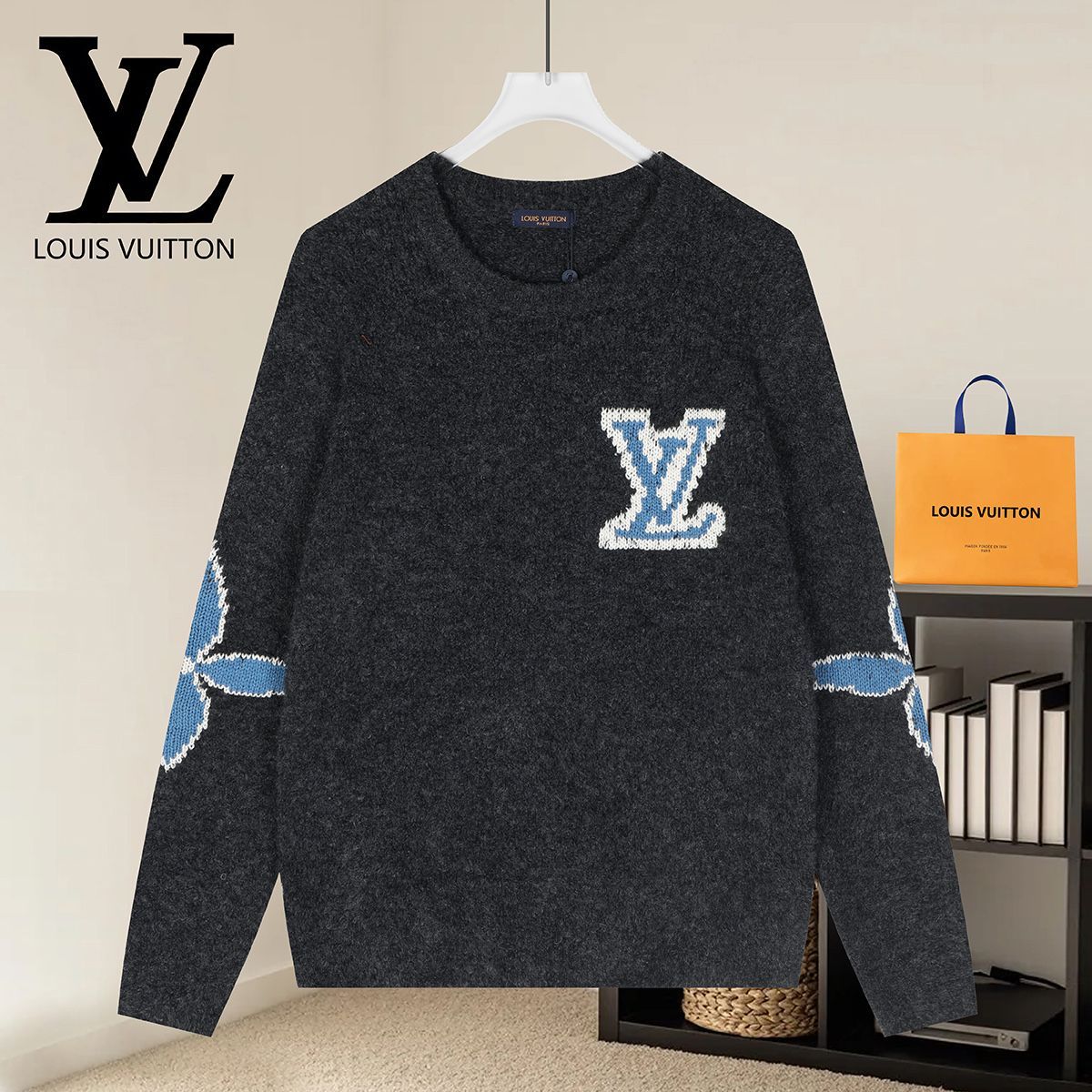 LOUIS VUITTON 루이비통 60090 모노그램 플라워 부클레 니트 2COLOR