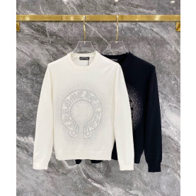 CHROME HEARTS 크롬하츠 60123 홀스슈 라인스톤 니트