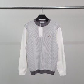 MONCLER 몽클레어 와펜 스트라이프 울 니트
