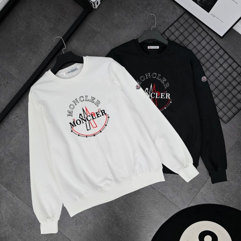 MONCLER 몽클레어 모던 디자인 로고 맨투맨