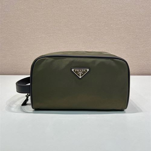 PRADA 프라다 리나일론 앤 레더 파우치백 2NA002 3COLOR