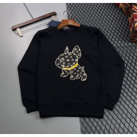 LOUIS VUITTON 루이비통 로고패턴 강아지 프린팅 맨투맨 2COLOR