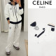 CELINE 셀린느 아뜰리에 로고 오버핏 후드집업 셋업