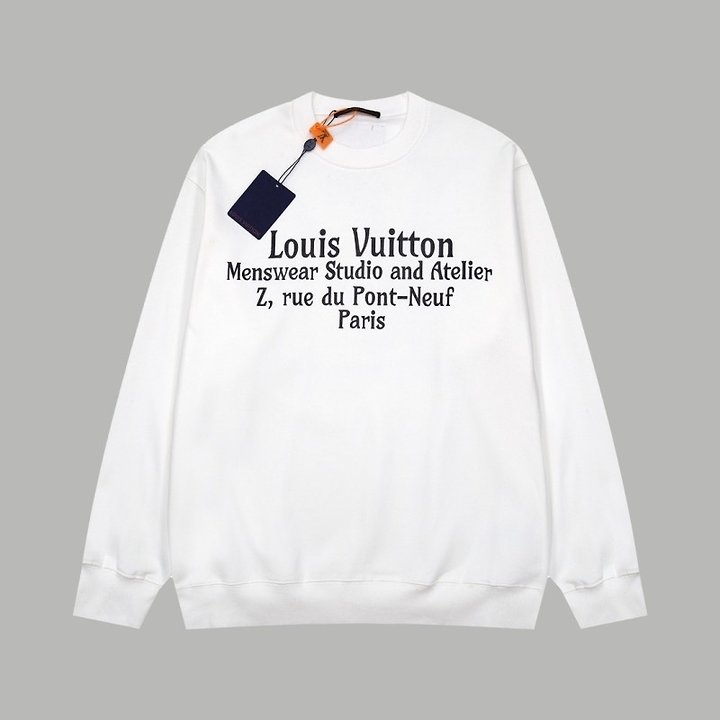 LOUIS VUITTON 루이비통 레더 빈티지로고 맨투맨
