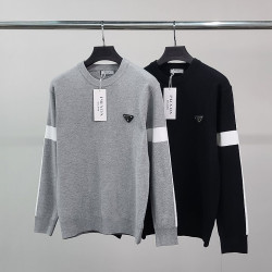 PRADA 프라다 로고와펜 암라인 니트
